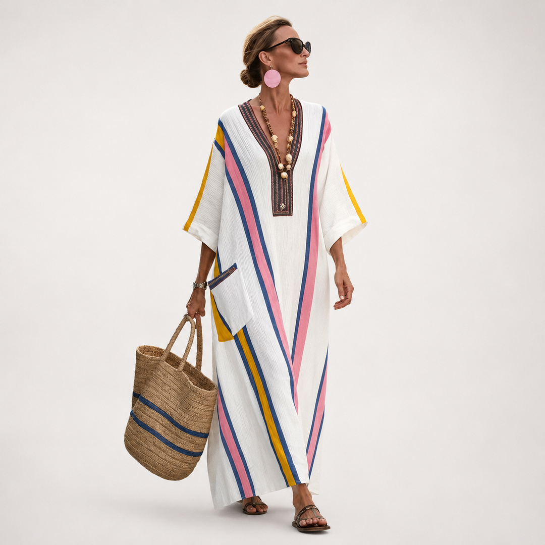 Roxane | Breezy Striped Kaftan