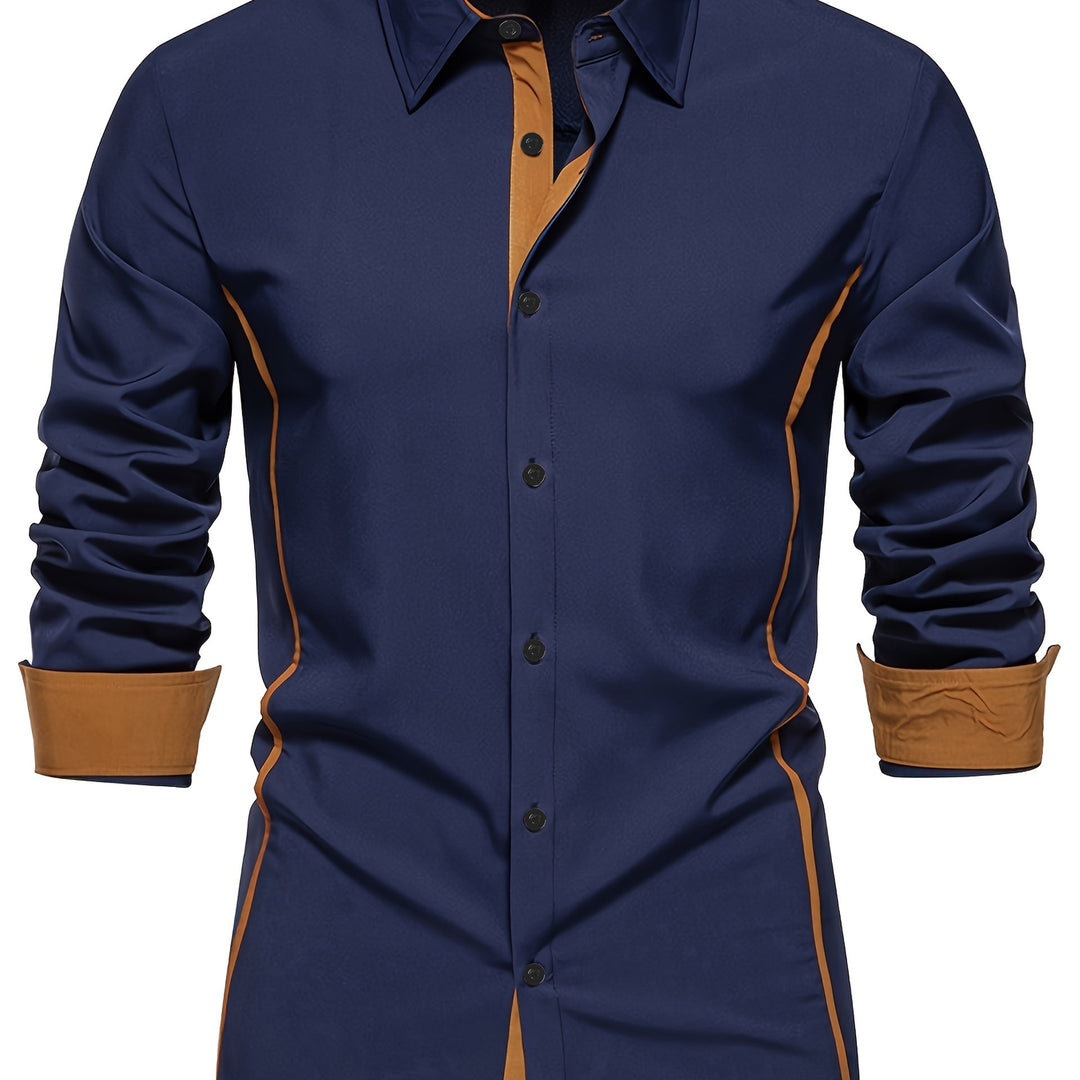 Barrett | Contrast-Trim Slim Fit Shirt