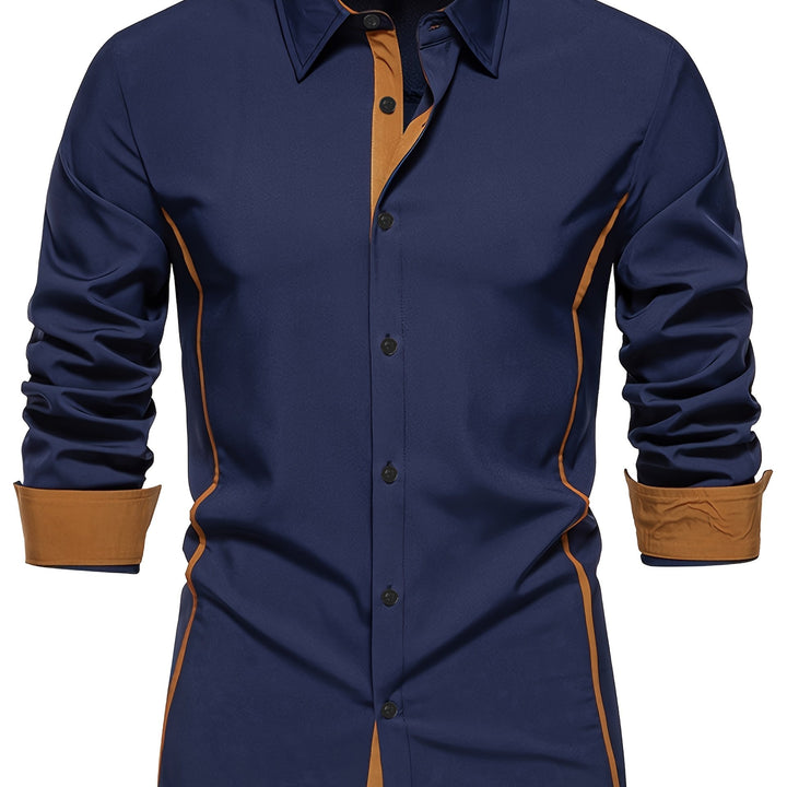 Barrett | Contrast-Trim Slim Fit Shirt