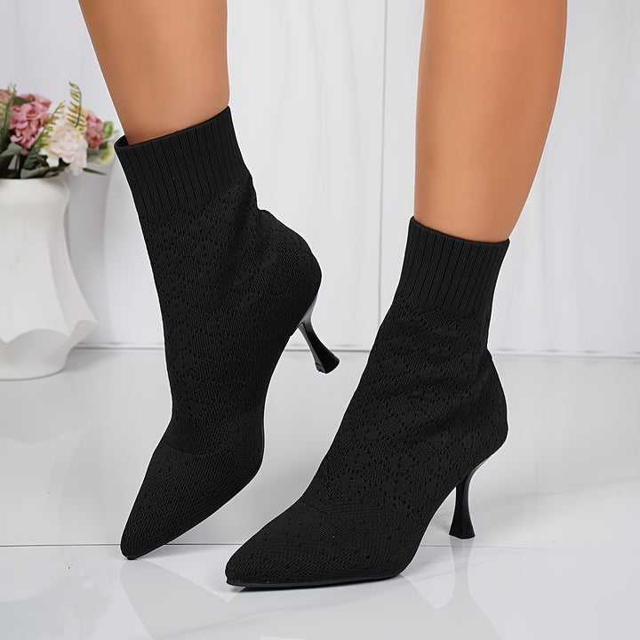 Evangeline | Sleek Pointed Ankle Boots