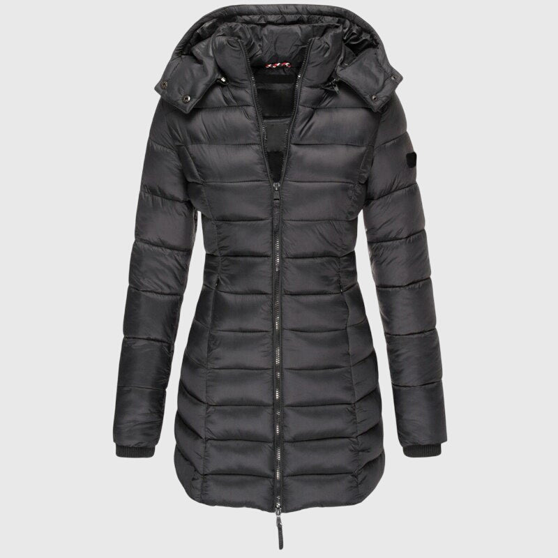 Lauren | Quilted Longline Coat