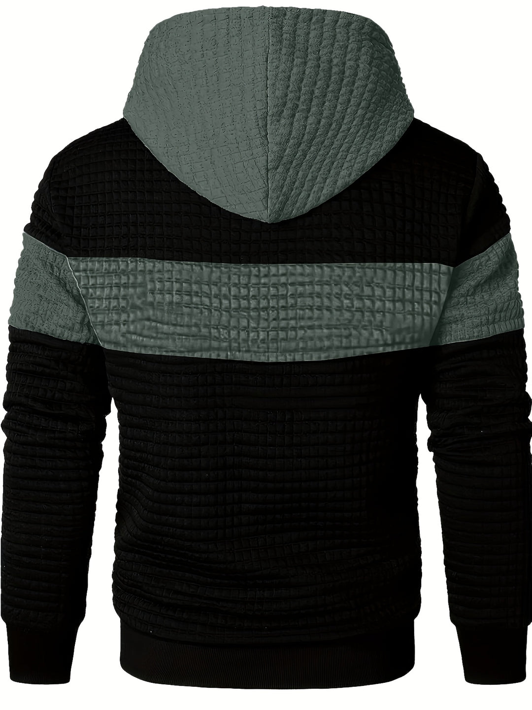 Jasper | Textured Colour-Block Hoodie