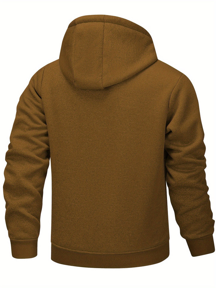 Leonard | Cosy Hooded Zip-Up Jacket