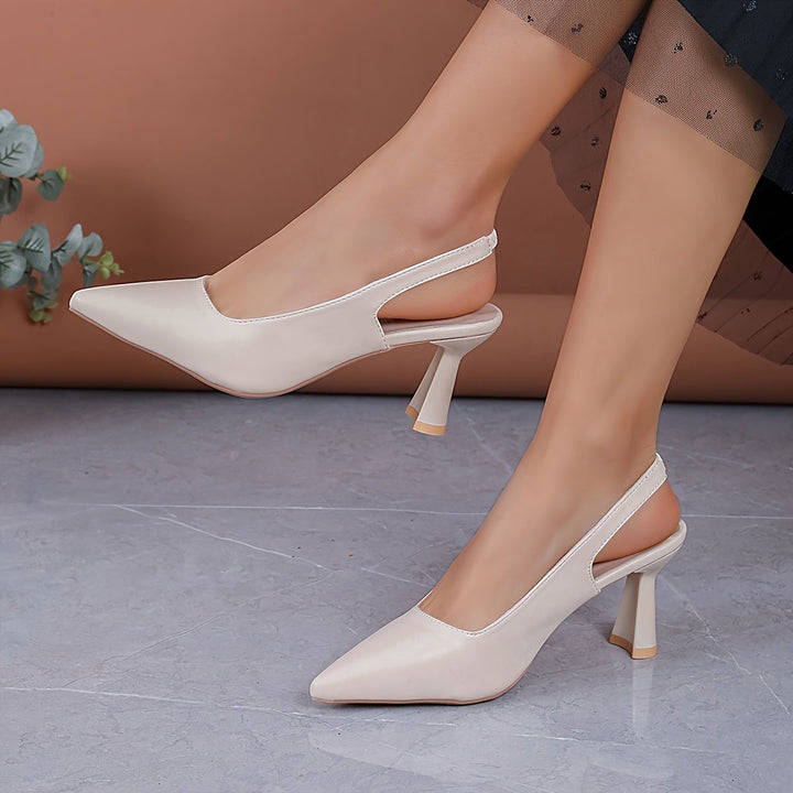 Esther | Refined Pointed Slingback Heels