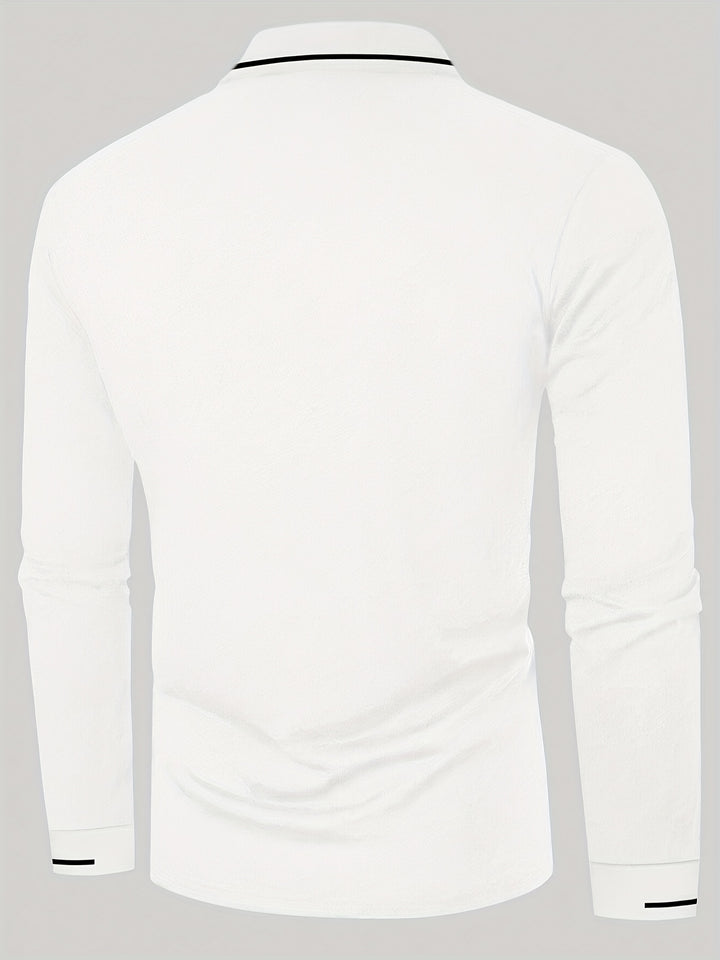 Russell | Refined Long-Sleeve Polo Shirt