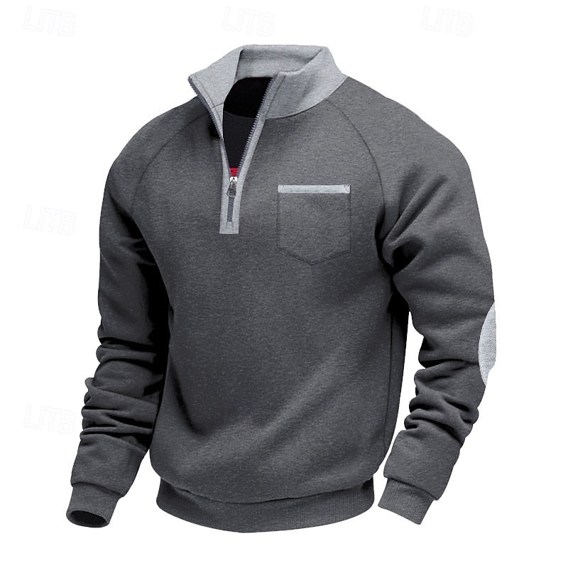 Warren | Quarter-Zip Pocket Sweatshirt