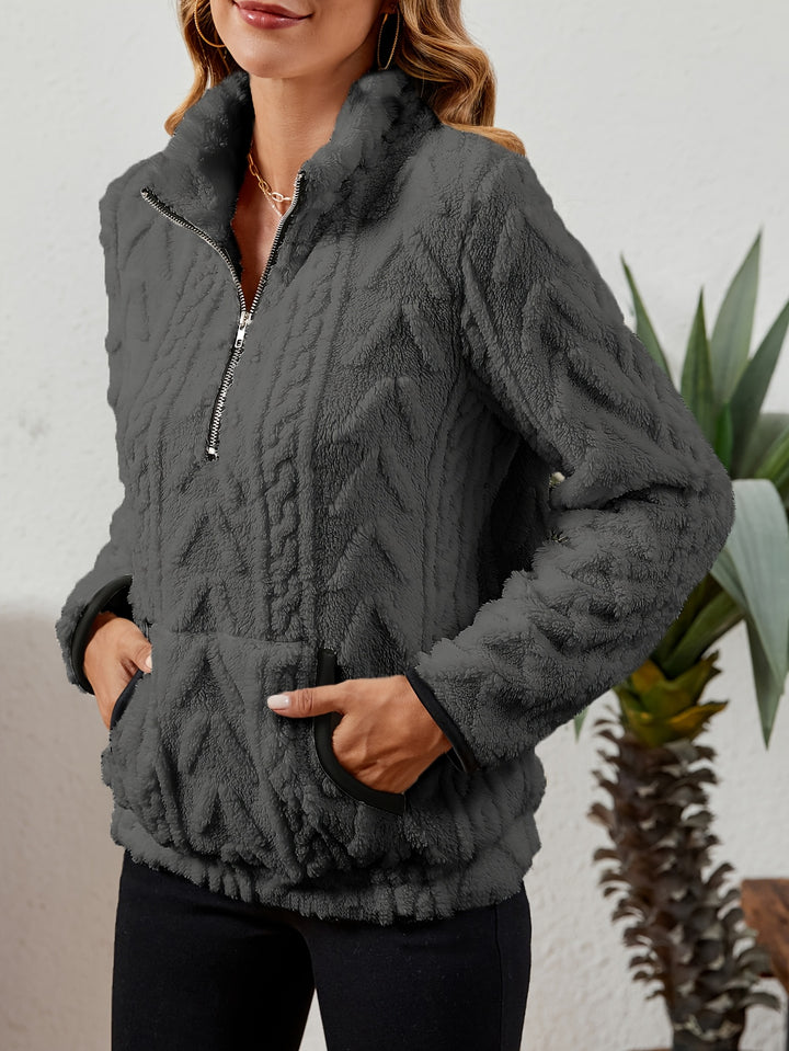 Juniper | Textured Half-Zip Pullover