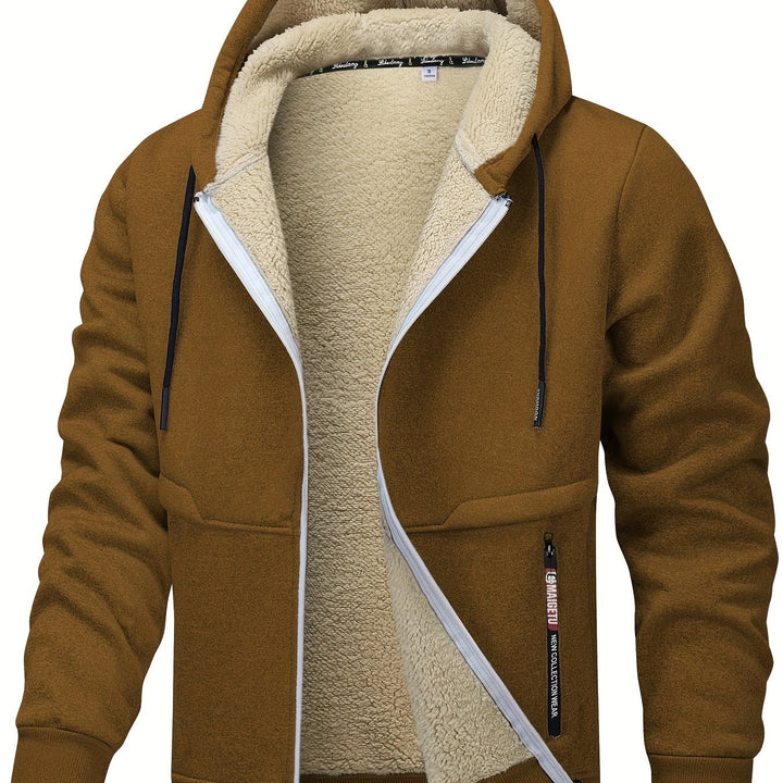 Leonard | Cosy Hooded Zip-Up Jacket