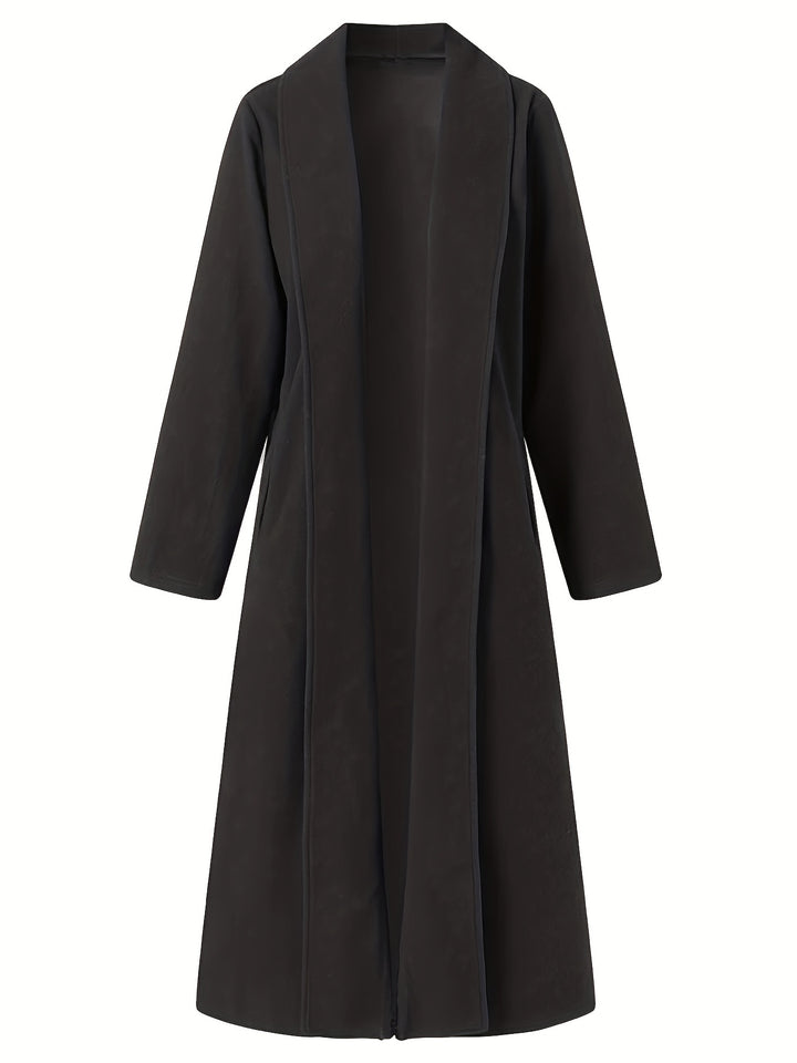 Clarissa | Longline Draped Coat