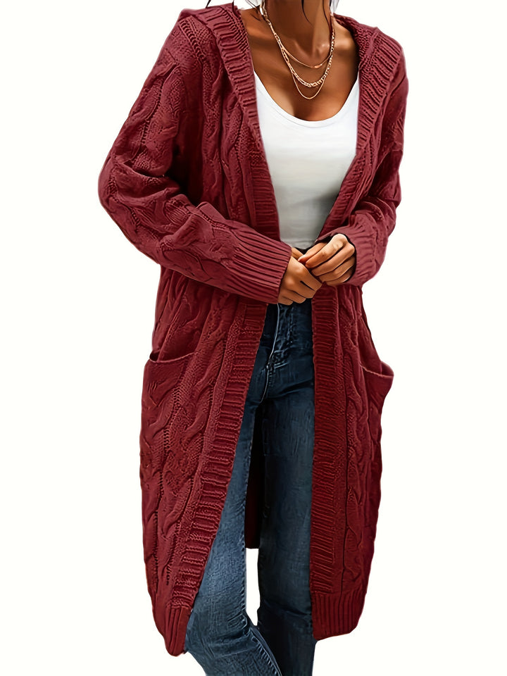 Rosanna | Longline Cable-Knit Cardigan