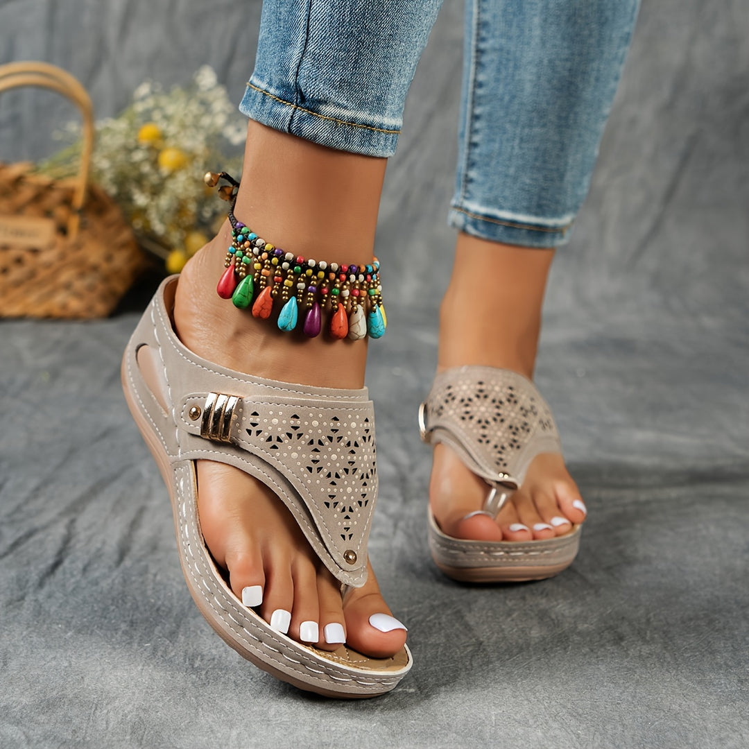 Simone | Arch-Support Wedge Sandals