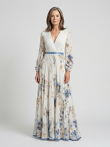 Sybil | Flowing Pleated Maxi Dress