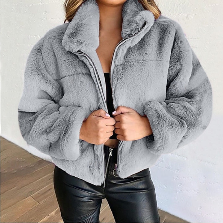 Odile | Cosy Cropped Zip Jacket