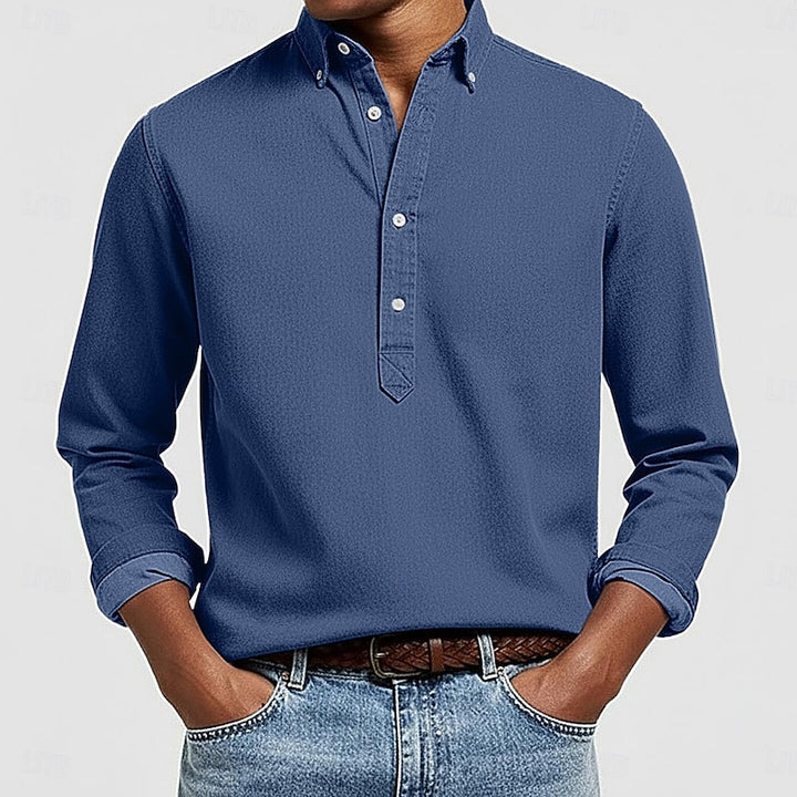 Nolan | Relaxed Popover Shirt