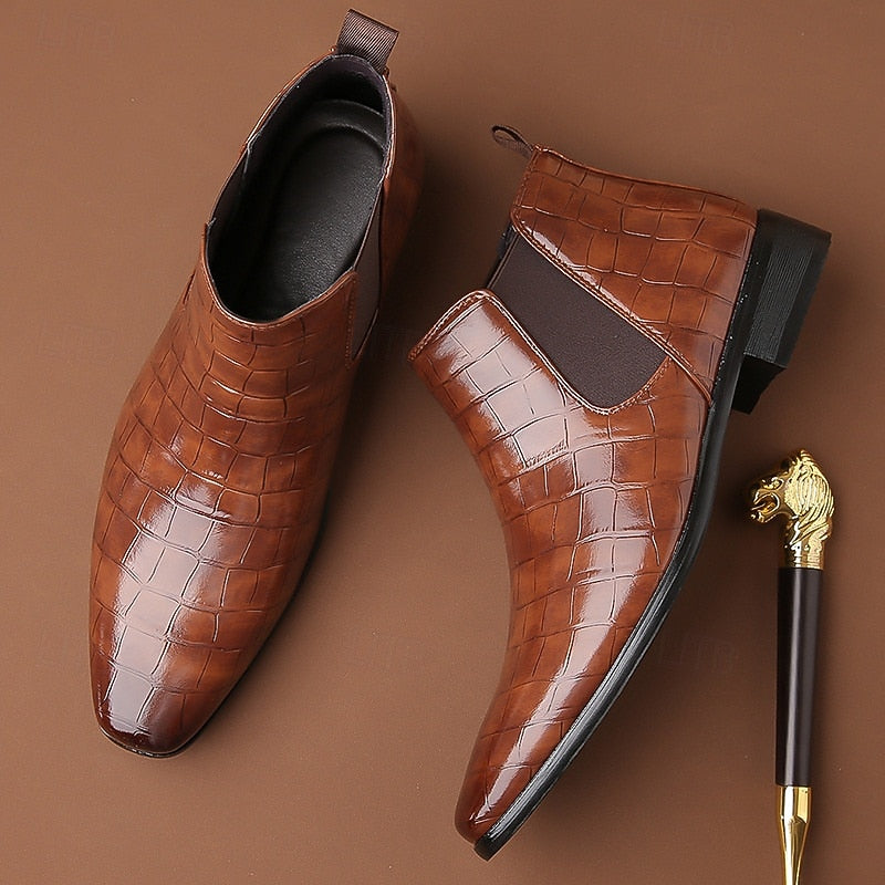 Nathan | Polished Chelsea Boots