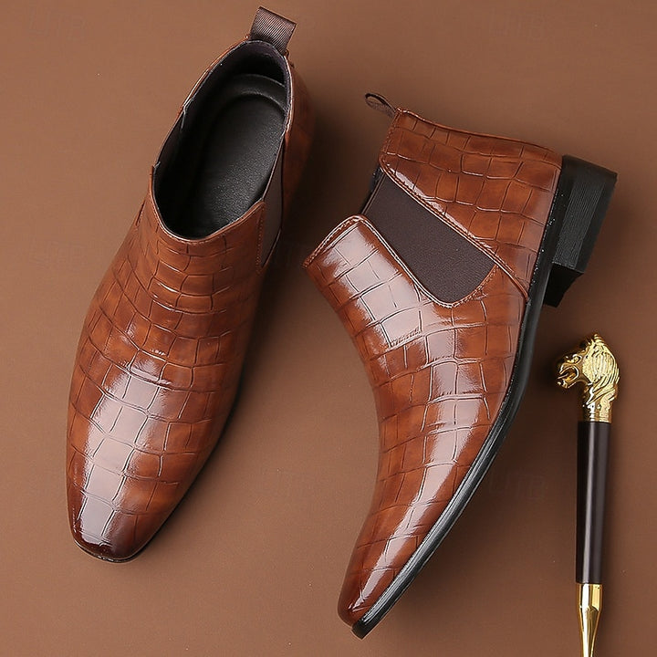 Nathan | Polished Chelsea Boots