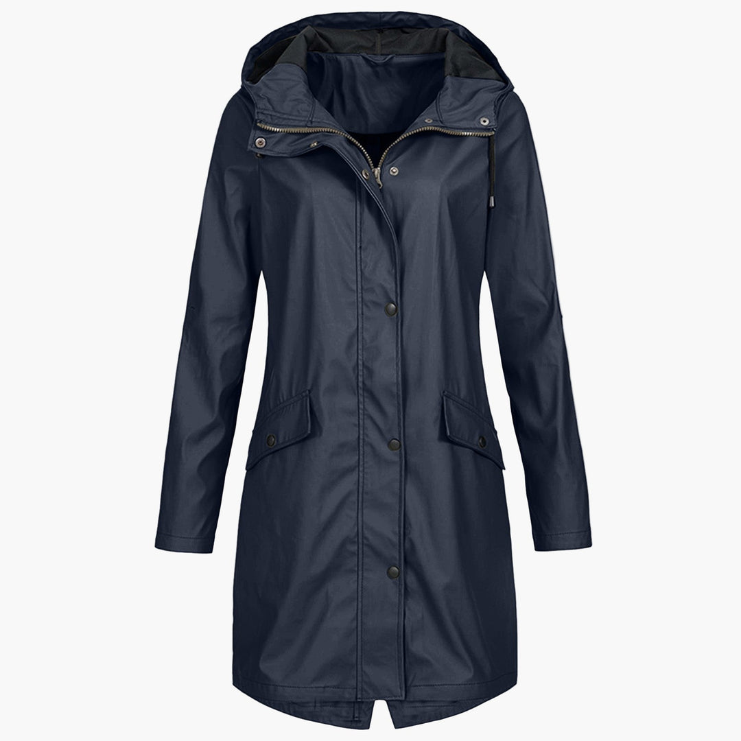 Miriam | Longline Hooded Raincoat