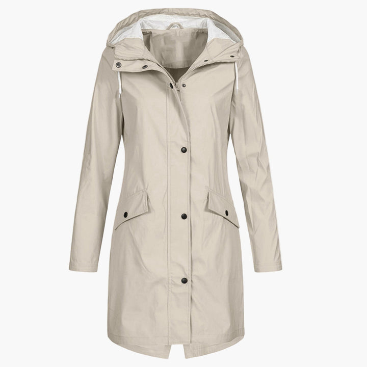 Miriam | Longline Hooded Raincoat