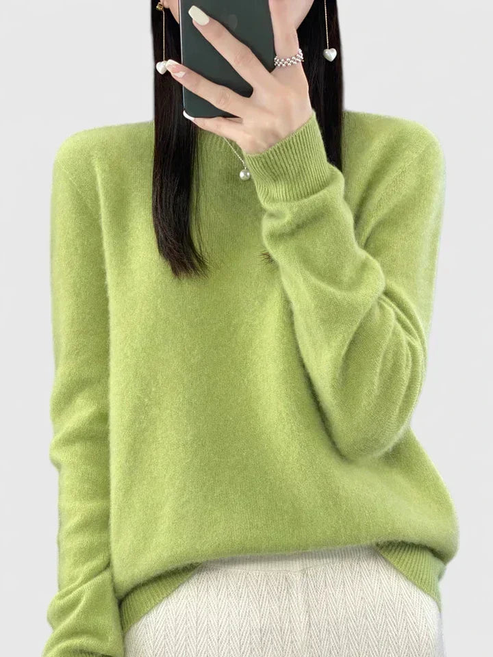 Carolyn | Soft-Knit Round-Neck Jumper