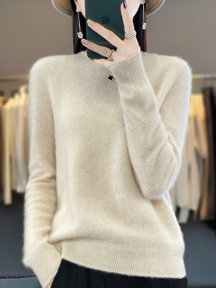 Carolyn | Soft-Knit Round-Neck Jumper