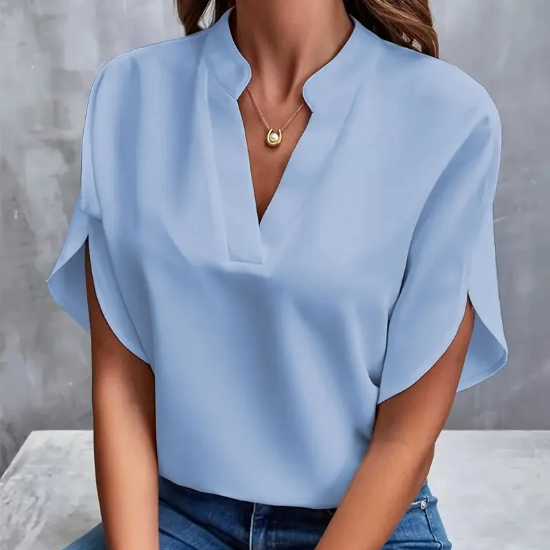 Eloise | Elegant V-Neck Blouse