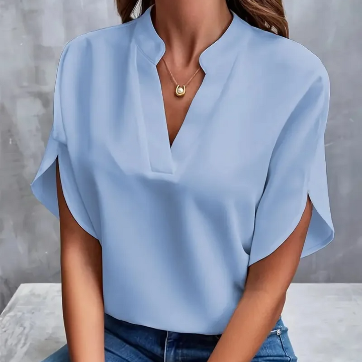 Eloise | Elegant V-Neck Blouse