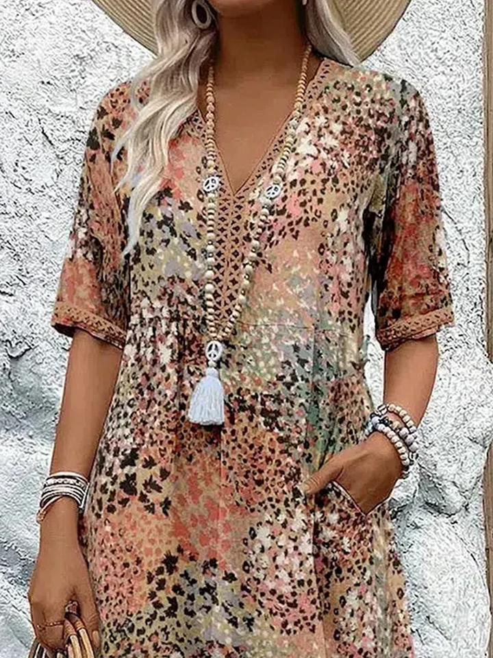 Penelope | Free-Spirited Print Midi Dress