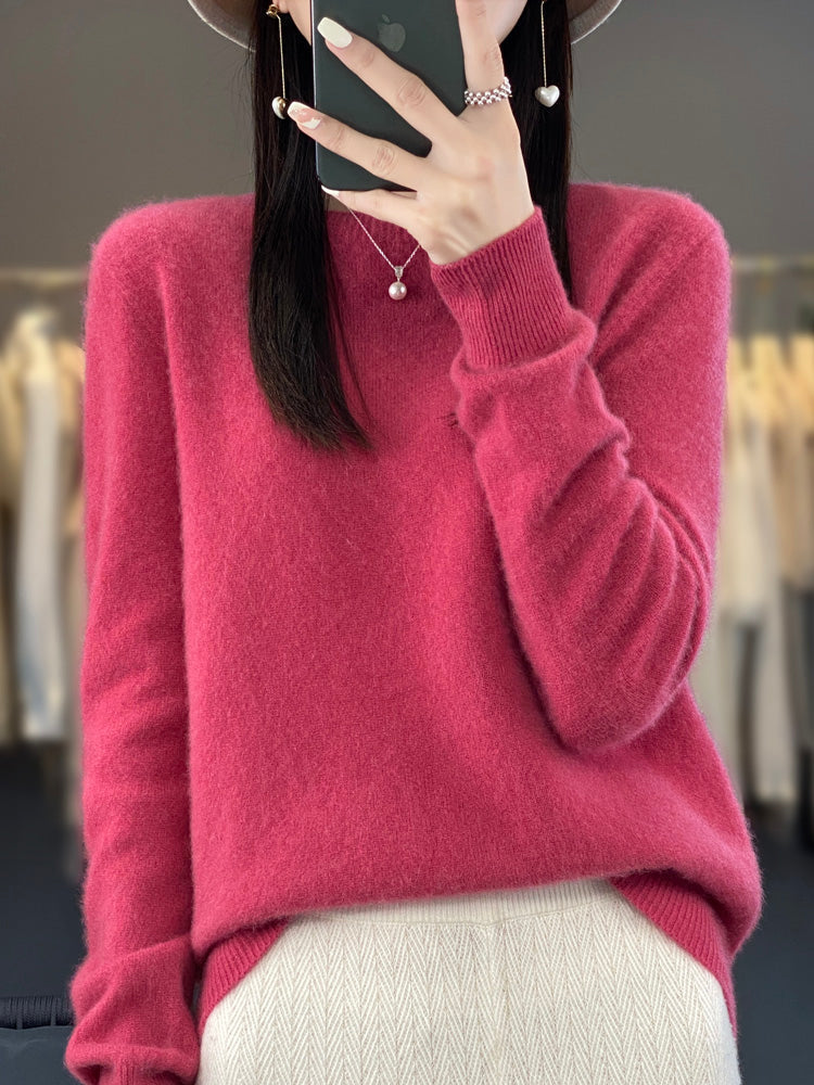 Carolyn | Soft-Knit Round-Neck Jumper
