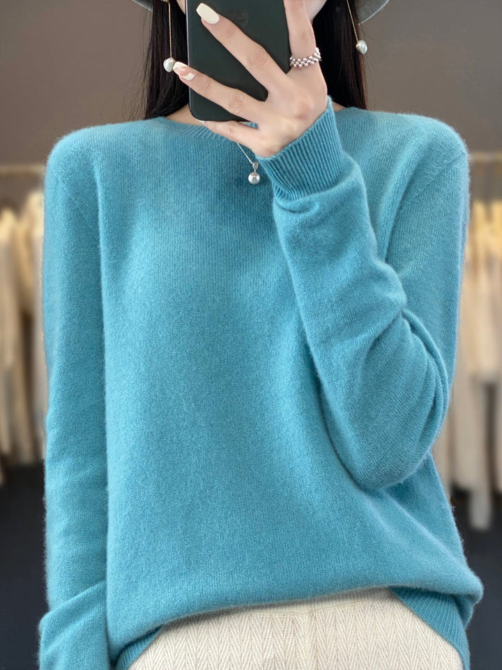 Carolyn | Soft-Knit Round-Neck Jumper