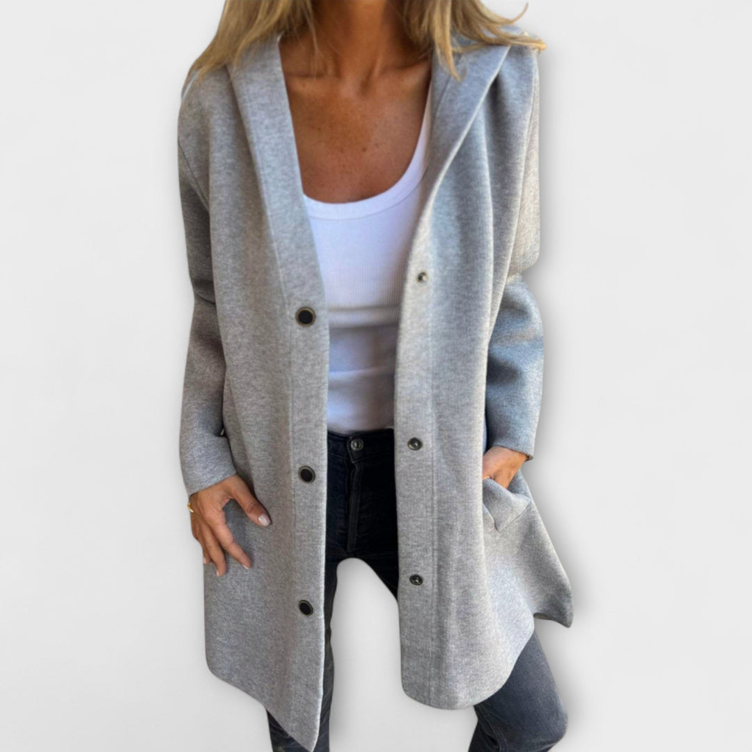 Odile | Relaxed Hooded Longline Jacket