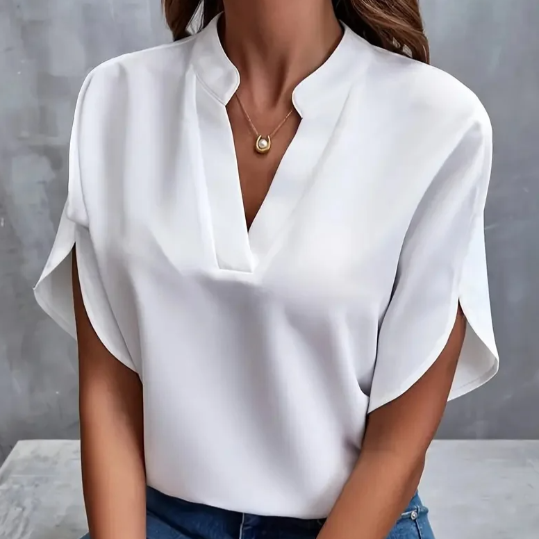Eloise | Elegant V-Neck Blouse