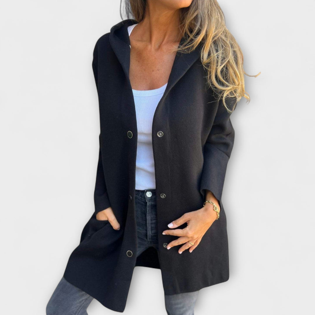 Odile | Relaxed Hooded Longline Jacket