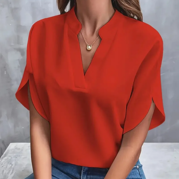 Eloise | Elegant V-Neck Blouse