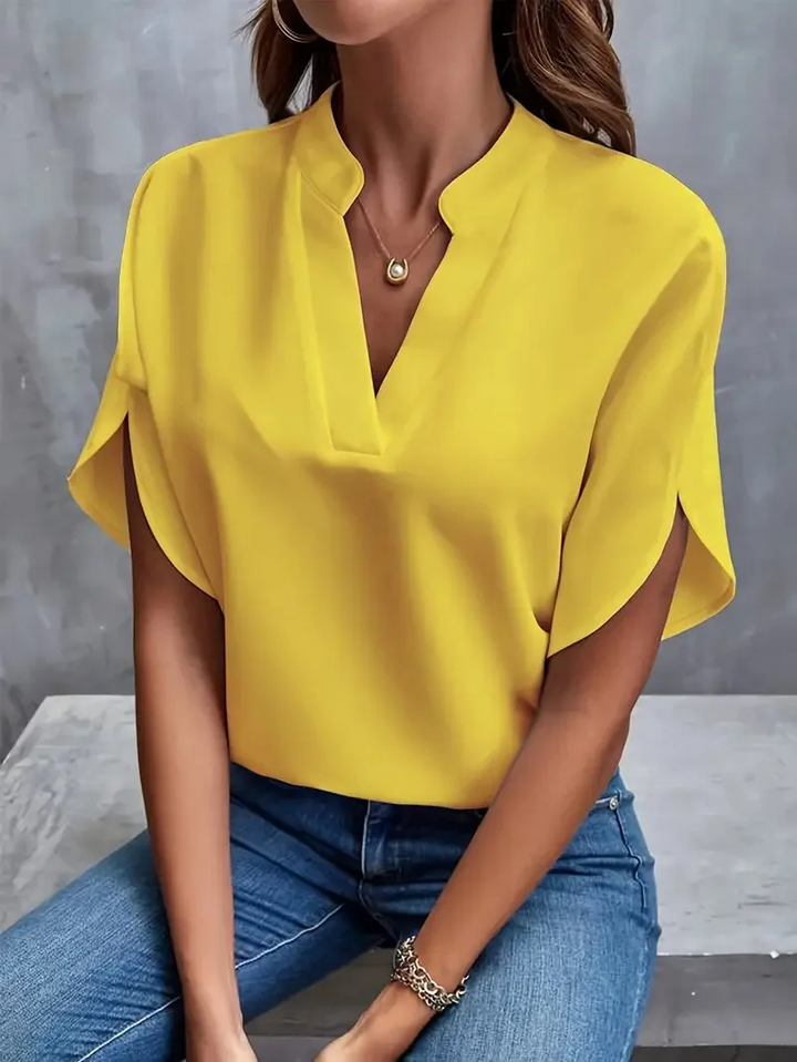Eloise | Elegant V-Neck Blouse
