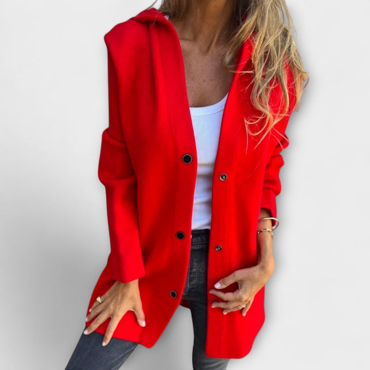 Odile | Relaxed Hooded Longline Jacket