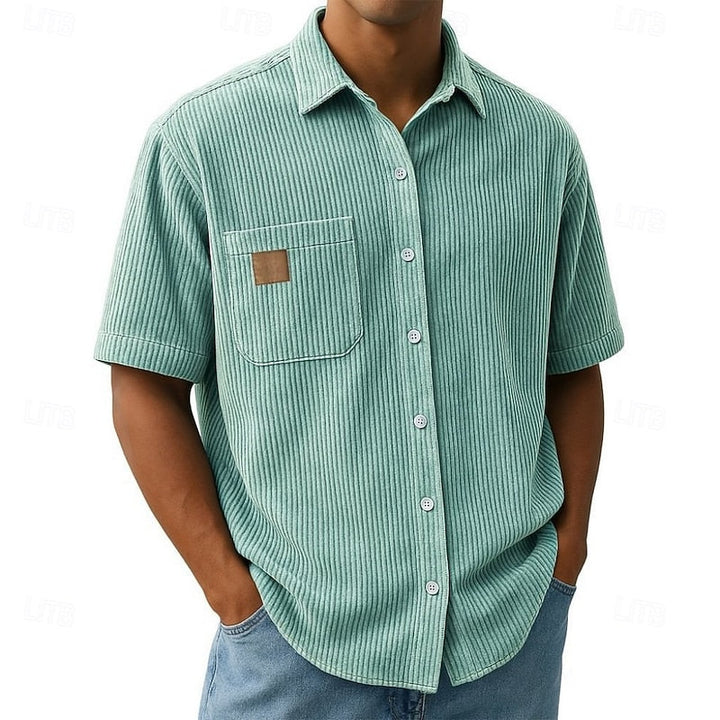 Ashton | Relaxed Ribbed-Texture Shirt