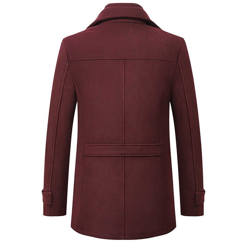Franklin | Layered-Collar Business Coat