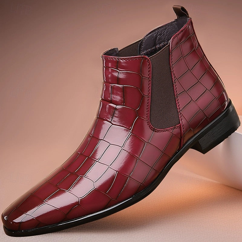 Nathan | Polished Chelsea Boots