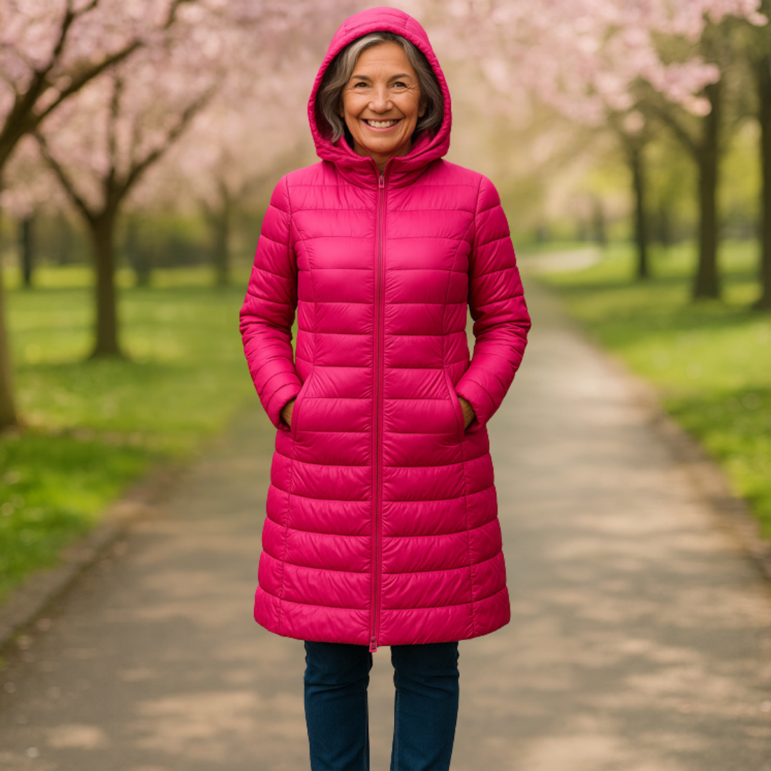 Cecile | Longline Hooded Padded Coat