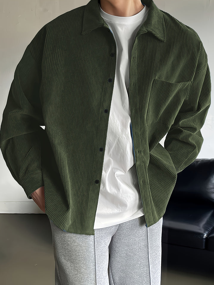 Sheldon | Relaxed Textured Button-Up Shirt