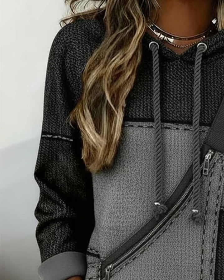 Beatrice | Cosy Colour-Block Hoodie