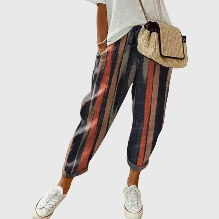 Annette | Relaxed Striped Trousers