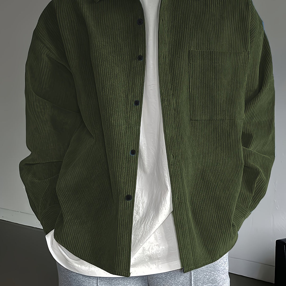 Sheldon | Relaxed Textured Button-Up Shirt