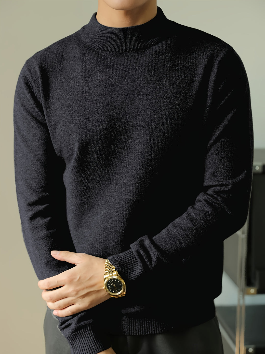Rowan | High-Neck Comfort Pullover
