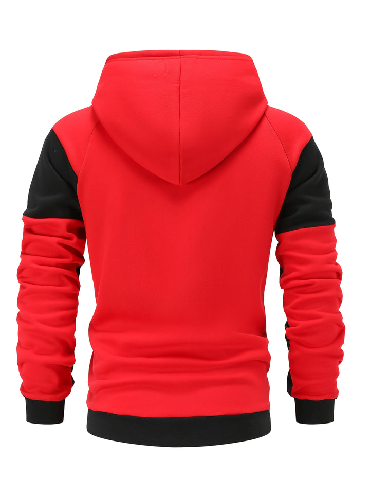 Carter | Colour Block Hooded Zip Jacket