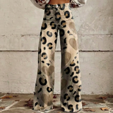 Talia | Wide-Leg Printed Boho Trousers