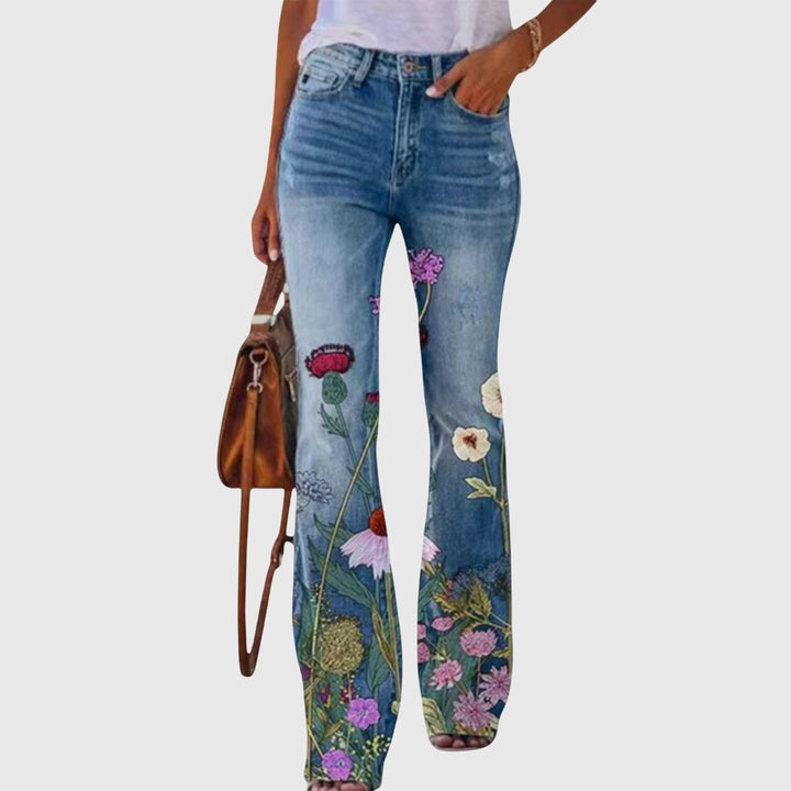 Annalise | Floral Flared Pants