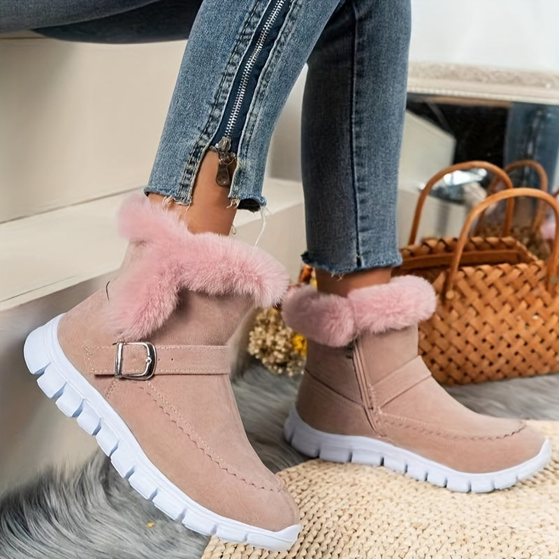 Fern | Cosy Cuffed Winter Ankle Boots
