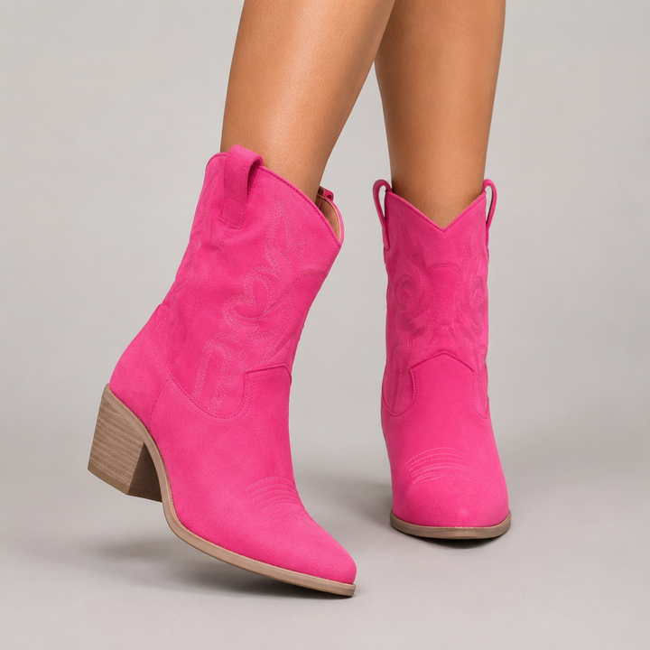 Roxanne | Western Ankle Boots