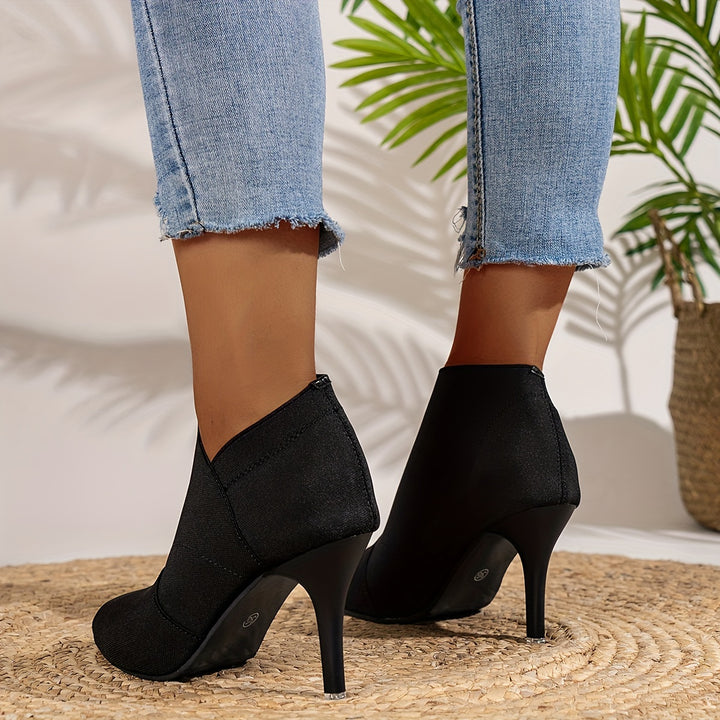 Priscilla | Pointed-Toe Stiletto Ankle Boots